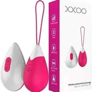 Jumping Wireless Egg Vibrator with remote control for girls