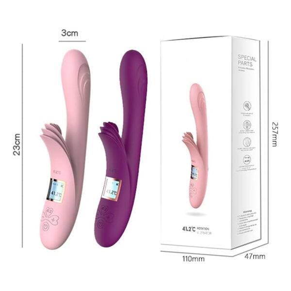 LILO Rabbit Vibrator with LCD Display