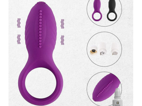 Textured Vibrating Cock Ring For Added Pleasure