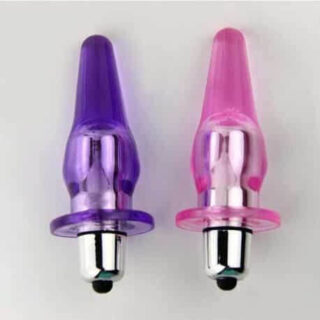 Crystal Anal Vibrating Butt Plug With Suction Cup