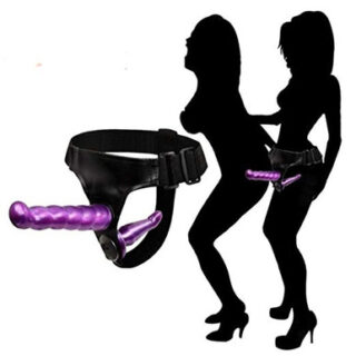 Fabulous Purple Pleasure Dual Penetration Strap-on