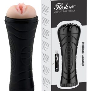 Fleshlight Vibrating Pussy Masturbator with remote control