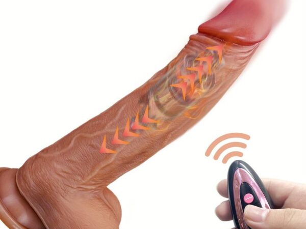 1 In 3 Realistic Thrusting Dildo Vibrator For Women