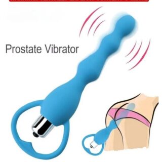 Vibrating Anal Beads - Flexible Silicone Anal Sex Toy