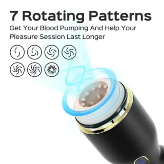 Rotating self massager sex toy